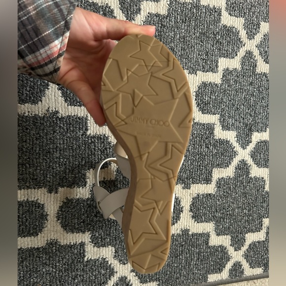 Jimmy Choo White wedges - Picture 6 of 7